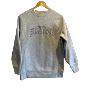 Fanjoy CO CLickbait Crewneck, grey, size S